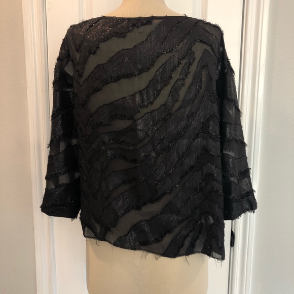 IRO Ornela Burnout Silk Blend Top - Picture 10 of 11